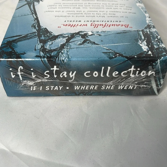 IF I STAY Collection By Gayle Forman Book Box Set New Unopened Where She Went - Picture 4 of 6